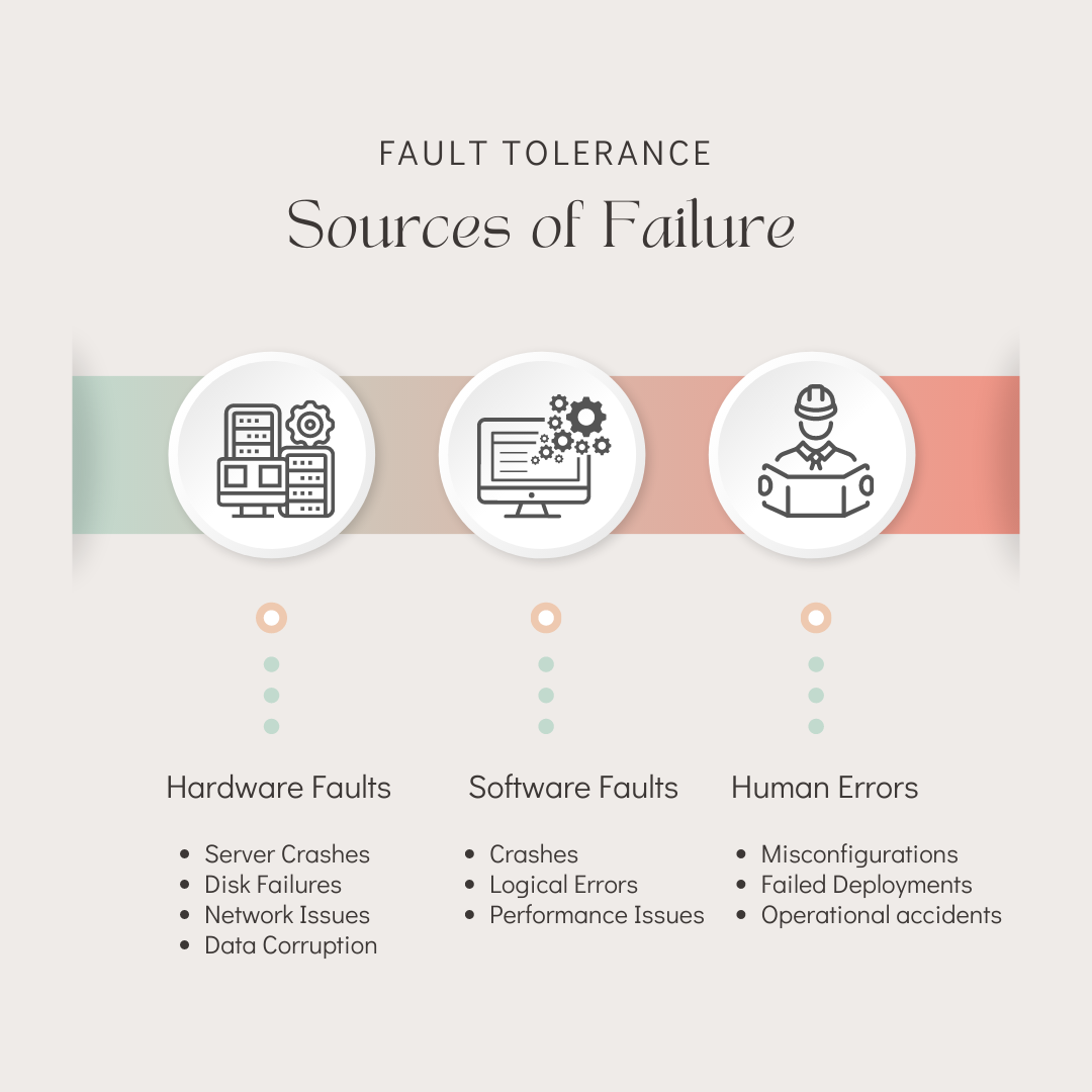 Fault Tolerance - Source of Failures
